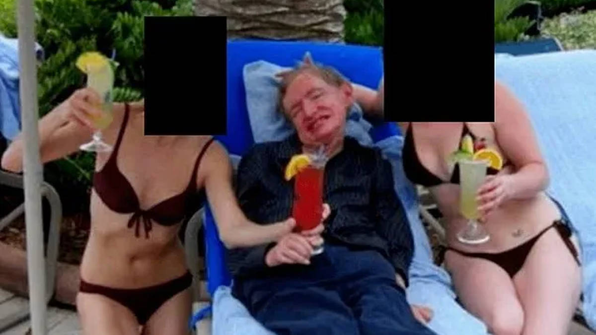 The Truth Behind Stephen Hawking's Mysterious Cocktail Companions